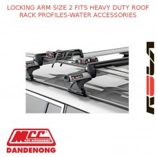 LOCKING ARM SIZE 2 FITS HEAVY DUTY ROOF RACK PROFILES-WATER ACCESSORIES